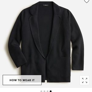 Jcrew Sweater Blazer